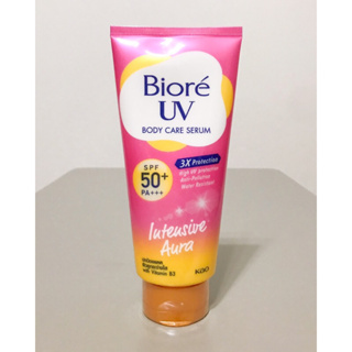 สินค้า Biore UV Anti-pollution Body Care Serum Intensive Aura SPF50+ PA+++ 150 ml บิโอเร ยูวี บอดี้ แคร์ เซรั่ม อินเทนซีฟ ออร่า