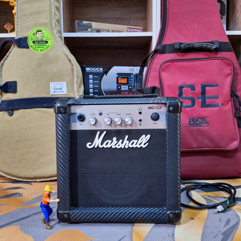 (มือสองใหม่มาก)แอมป์กีต้าร์ไฟฟ้า marshall MG10CF ของแท้ มีประกันหลังการ ...