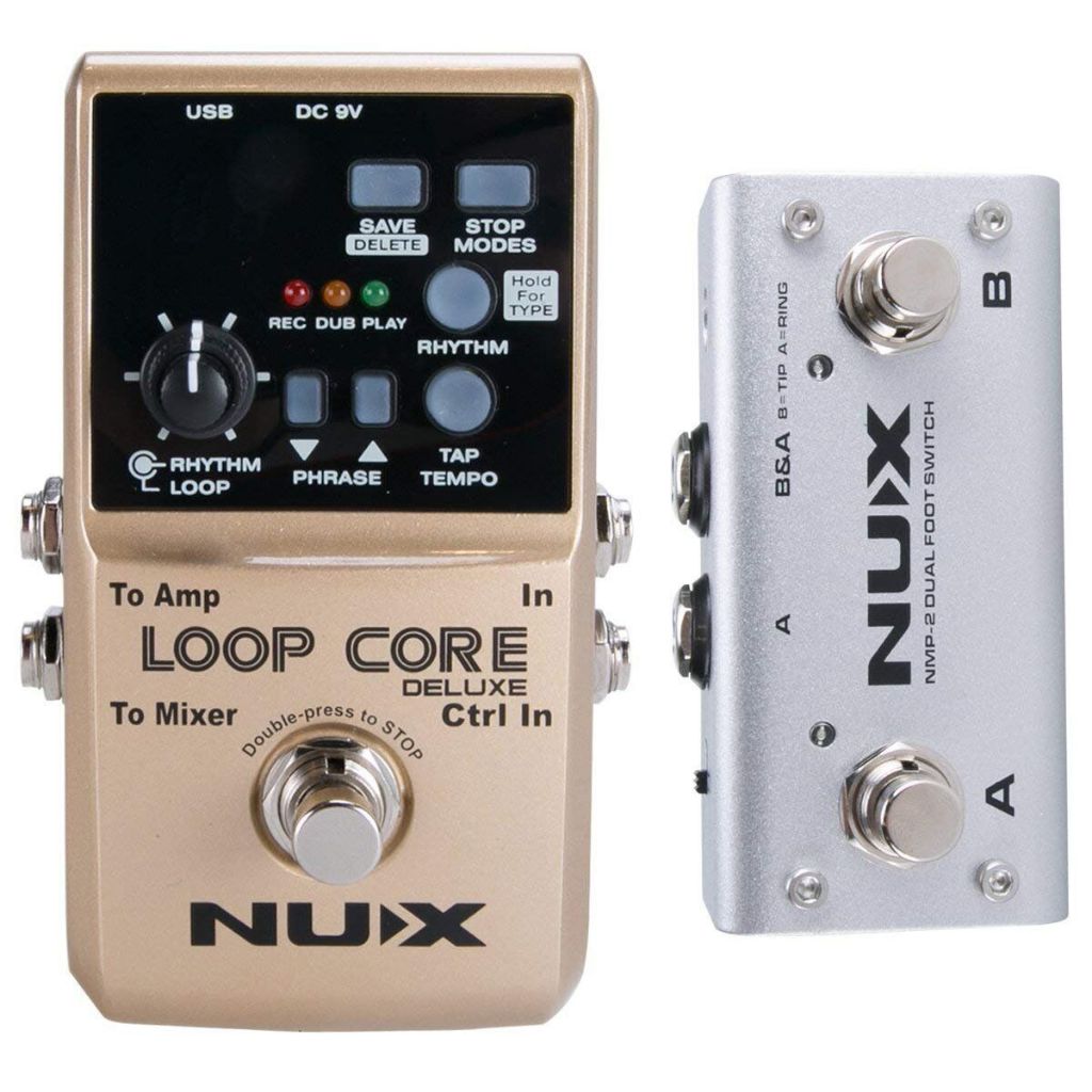 Nux Loop Core Deluxe Guitar Looper Footswitch เอฟเฟคกีตาร์ เสียง Loop