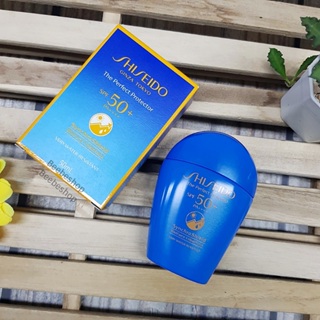 Shiseido The perfect Protector Synchro Shield Wetforce x HeatForce UV SPF50+ Pa++++ 50ml กันแดดรุ่นใหม่