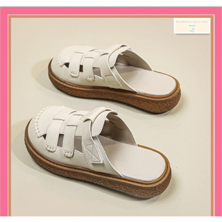 💞New Fashion Sandals💞Baotou รองเท้าแตะและรองเท้าแตะของผู้หญิงฤดูร้อนแจ๊กเก็ตสไตล์ญี่ปุ่นวิทยาลัยส้นหนารองเท้าหัวแม่เท้