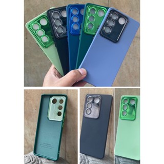 เคสมือถือ นิ่ม TPU สีพื้น infinix Smart 7  Spark GO 2023 โครเมี่ยม สีสด กันกล้องหลัง ไม่มีโลโก้