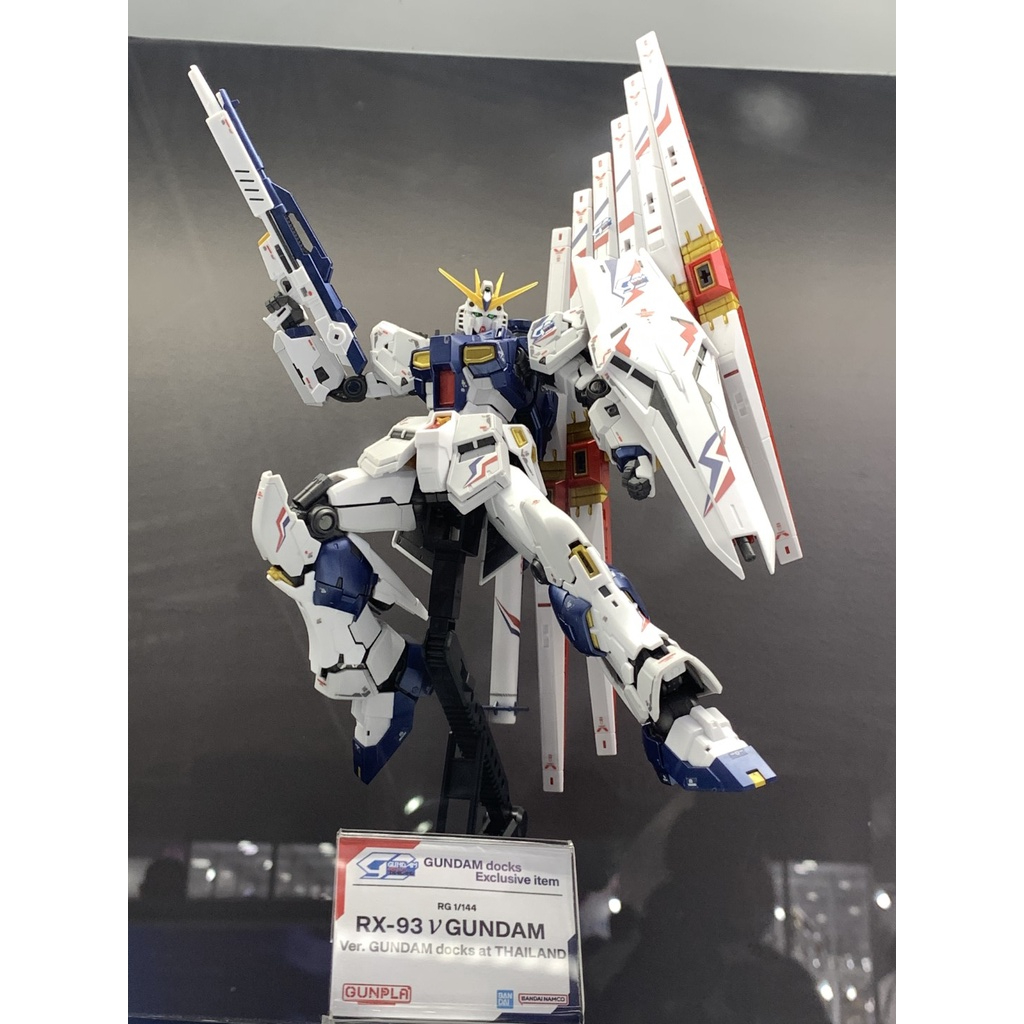 RG 1/144 RX-93 Nu Gundam Ver Gundam Docks at Thailand (Gundam