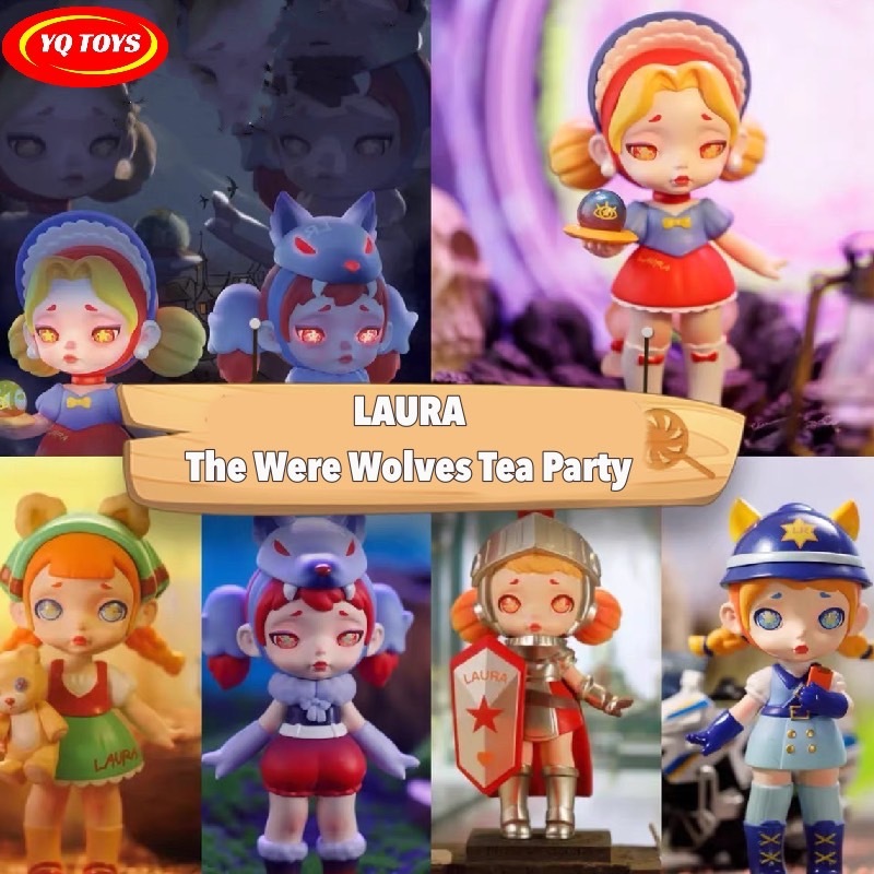 ️กล่องสุ่มโมเดลการ์ตูน Laura The Wewe Wolves Tea Party ให้สุ่มน่ารักๆมี ...