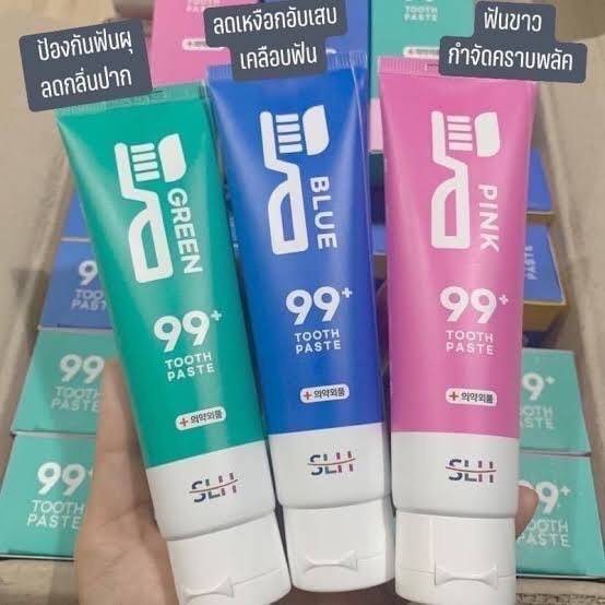 SLH 99+치약 Blue toothpaste. หลอดใหญ่ 120 g. Shopee Thailand