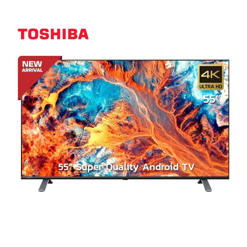 ทีวีToshiba 4K Ultra HD Android TV รุ่น 55C350lp 55 นิ้ว grade b ฟิล์ม ...
