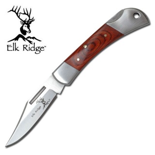&lt;พร้อมส่ง&gt; BCKnives ขายมีดเดินป่า มีดพับ มีดพก กวางน้อยไม้รุ่นเล็ก (ELK RIDGE MINI WOOD CLASSIC)