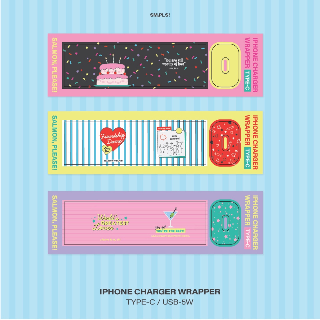 New Arrival! ⭐️ : Charger wrapper TYPE-C/USB-5W (FriendShip dump) สติก ...