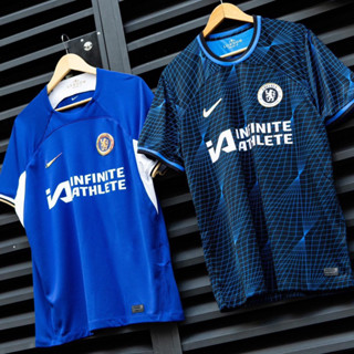 เสื้อฟุตบอล Chelsea FC Home Kit 23/24 เกรดแฟน เกรดนักเตะ เสื้อเชลซี ของแท้ ป้ายไทย