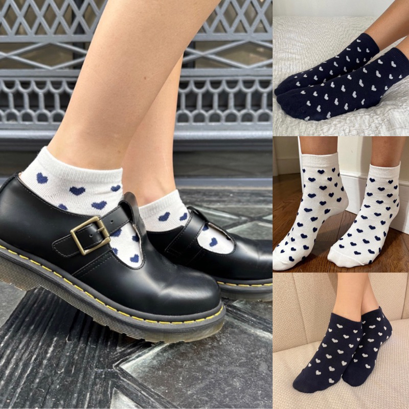 (2 แบบ 2 สี) พรีออเดอร์ PREORDER Brandy Melville ของแท้ 100 Navy Heart