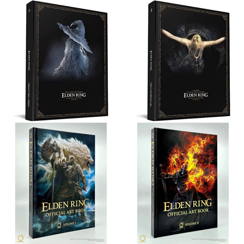 หนังสือ-elden-ring-official-strategy-guide-vol-1-2-the-lands-between-shards-of-the-shattering-game-art-book