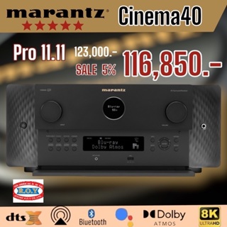 MARANTZ  CINEMA 40 Premium 9.4 Channel | 125-watts-per-channel AV receiver