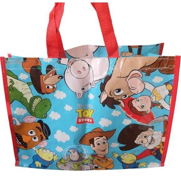 Disney Toy story tote bag กระเป๋า/ถุง ใส่ของทอยสตอรี่ ของแท้จากญี่ปุ่น Size 30 x 40 cm