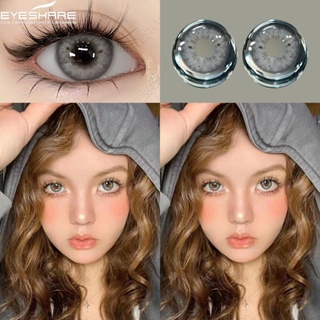 [COD]-EYESHARE BLACKSPOT คอนแทคเลนส์สีน้ำตาลเทา 1 คู่ 14.2 มม.คอนแทคเลนส์รายปี