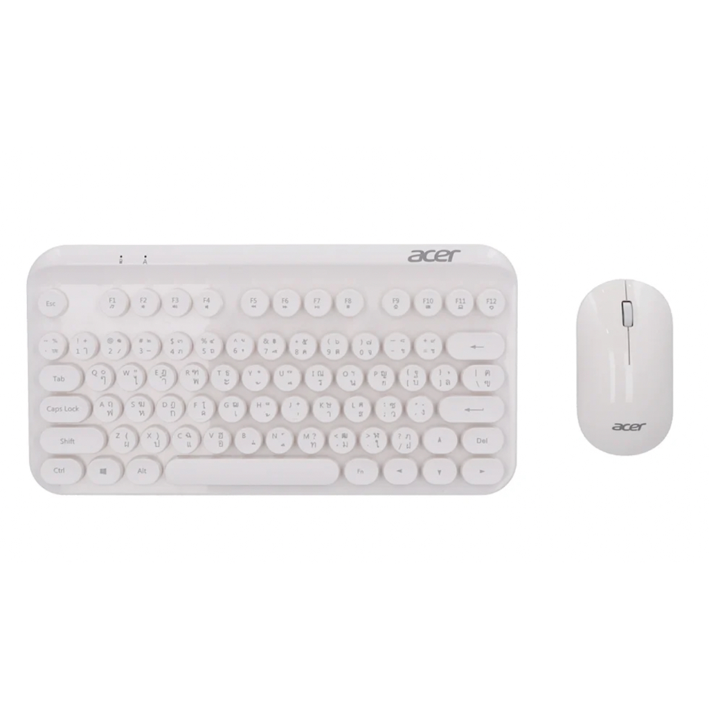 คีย์บอร์ดและเมาส์ไร้สาย ACER WIRELESS KEYBOARD & MOUSE WIRELESS COMBO ...