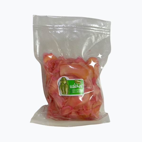 ขิงดองแดง 3 รส บรรจุในซองสุญญากาศ Shopee Thailand 