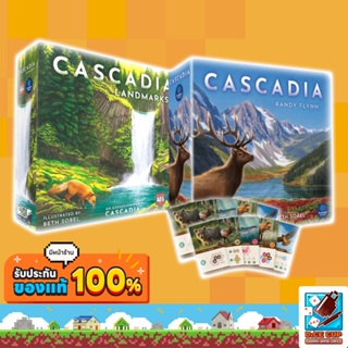 [ของแท้] Cascadia / Cascadia Kickstarter (with Promo cards) / Cascadia Landmarks Board Game