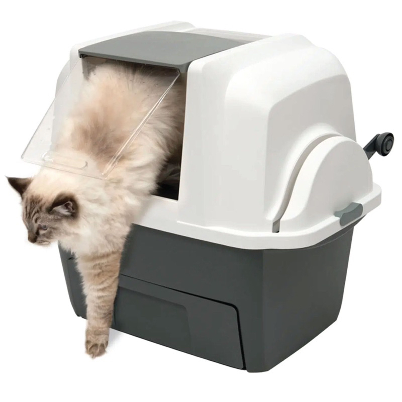 smartsift-ห้องน้ำแมว-กึ่งอัตโนมัติ-สีขาวรุ่นใหม่-แถม-ดับกลิ่นรุ่นใหม่-2024