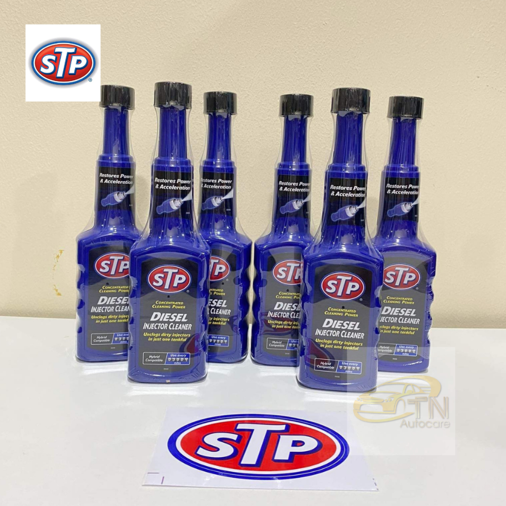 STP Diesel Fuel Treatment & Injector Cleaner 6 ขวด พร้อมสติกเกอร์ STP