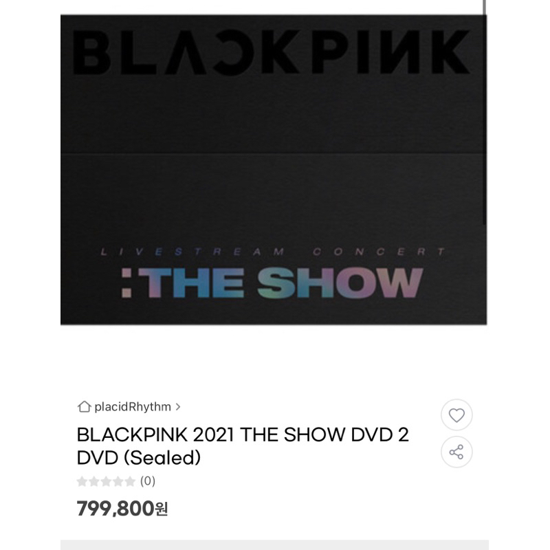 พร้อมส่ง-ถูกกว่าที่เกาหลี-ของแถมครบyg-ไม่แกะซีล-blackpink-2021-the-show-dvd