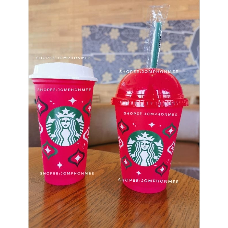 2023 Starbucks Thailand Christmas Reusable Cup 16 oz Shopee Thailand