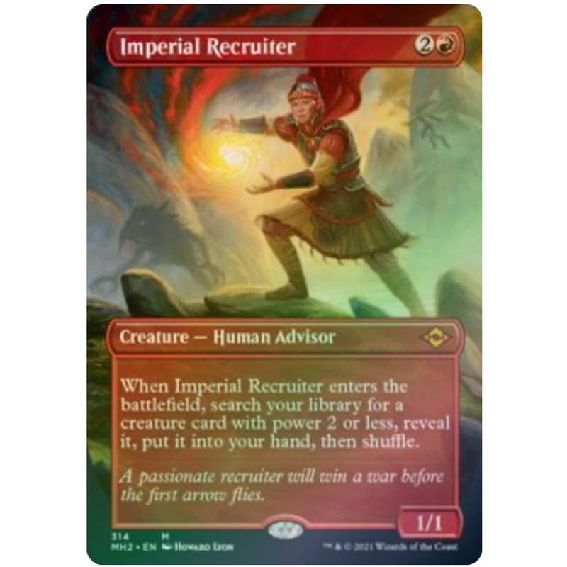 MTG (MH2) Imperial Recruiter (Borderless) (Foil) (M) | Shopee Thailand