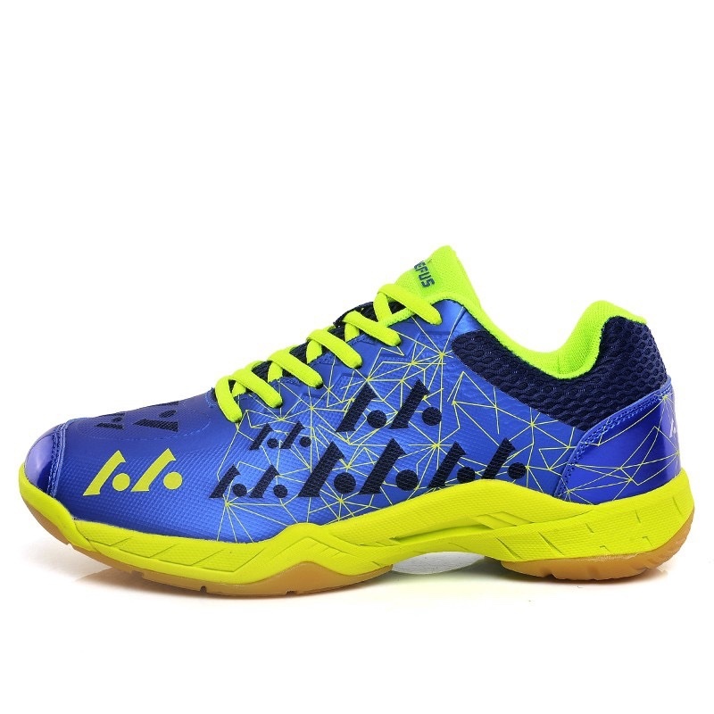 LEFUS BADMINTON SHOES - L06 สีน้ำเงิน/เขียว | Shopee Thailand