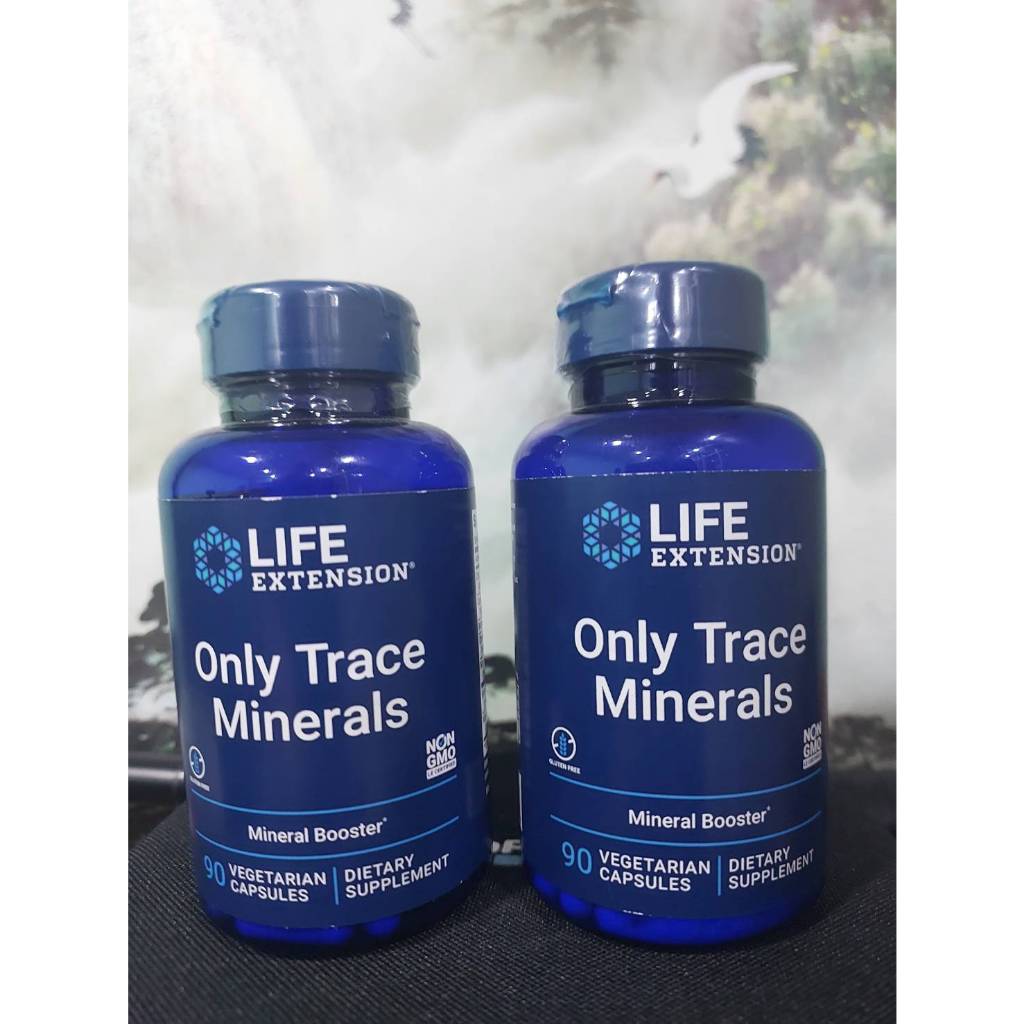 Life Extension Only Trace Minerals / 90 Vegetarian Capsules exp 07/2024 ...