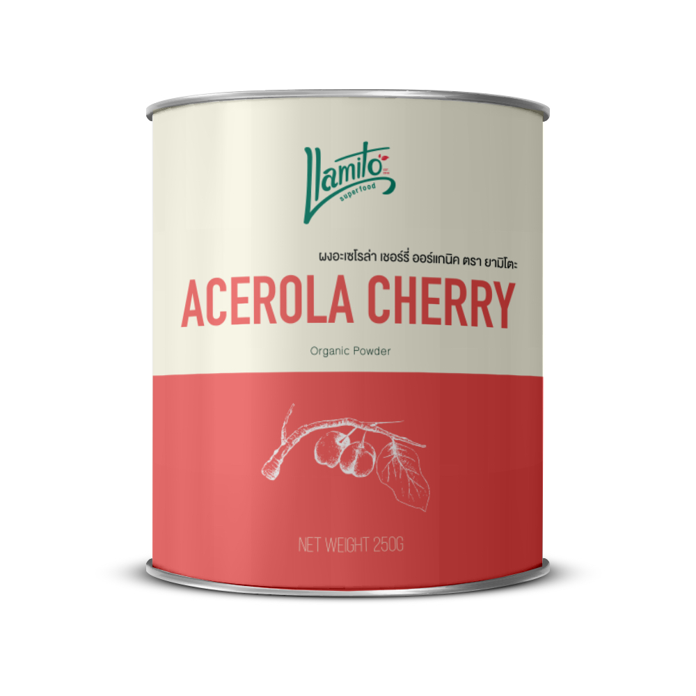 Llamito ผงอะเซโรล่า เชอร์รี่ ออร์แกนิค (Organic Acelora Cherry Powder ...