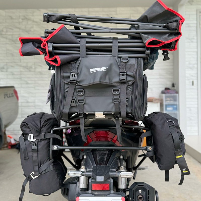 HUK RIDER-แร็คข้างแบบมัดกระเป๋า-ADV350 | Shopee Thailand