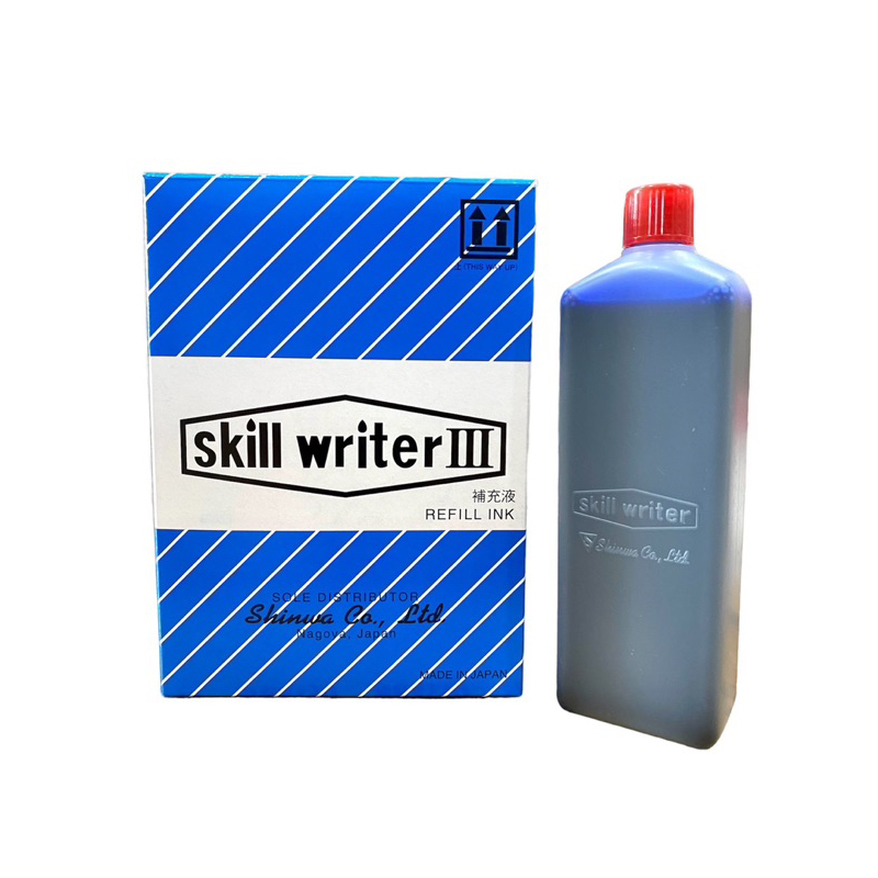 น้ำหมึกอุตสาหกรรม Shinwa Skill Writer Ink Blue 6ขวด/กล่อง | Shopee Thailand