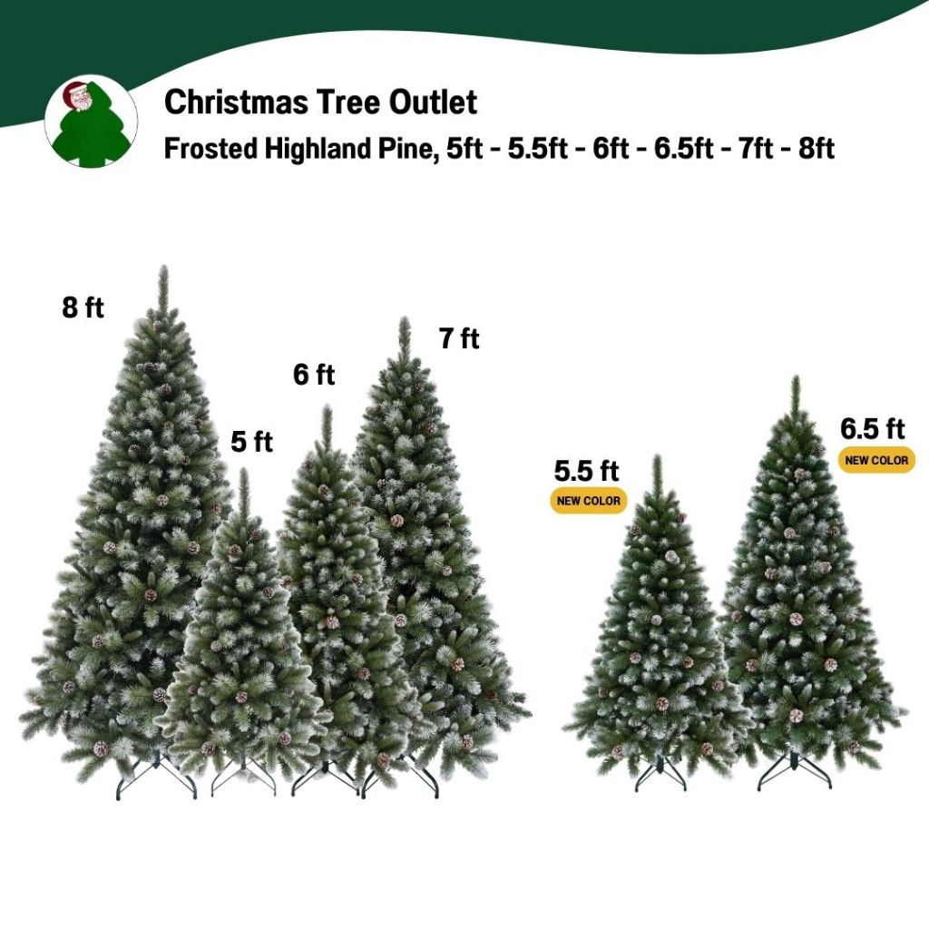 Christmas Tree Frosted Highland Pine