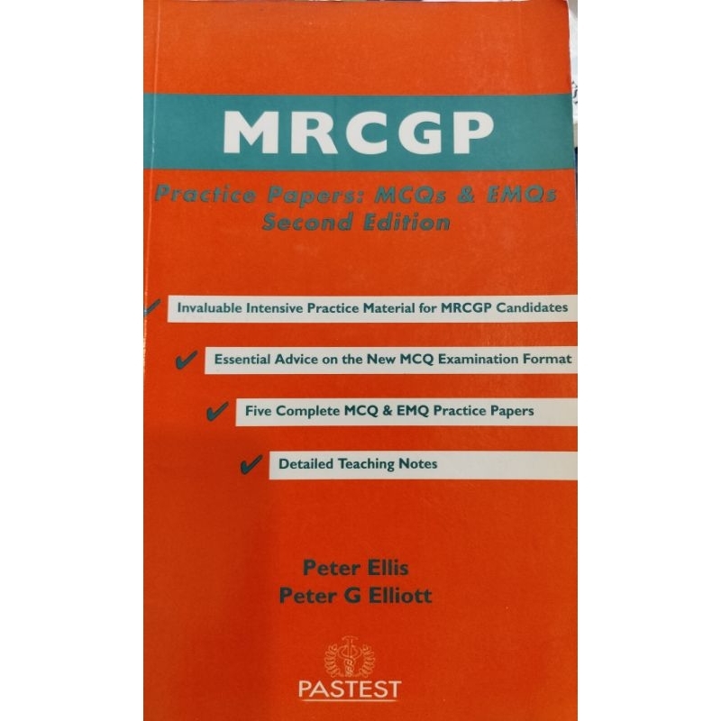 MRCGP Practice Papers: MCQs& EMQs Second edition Peter Ellis and team ...