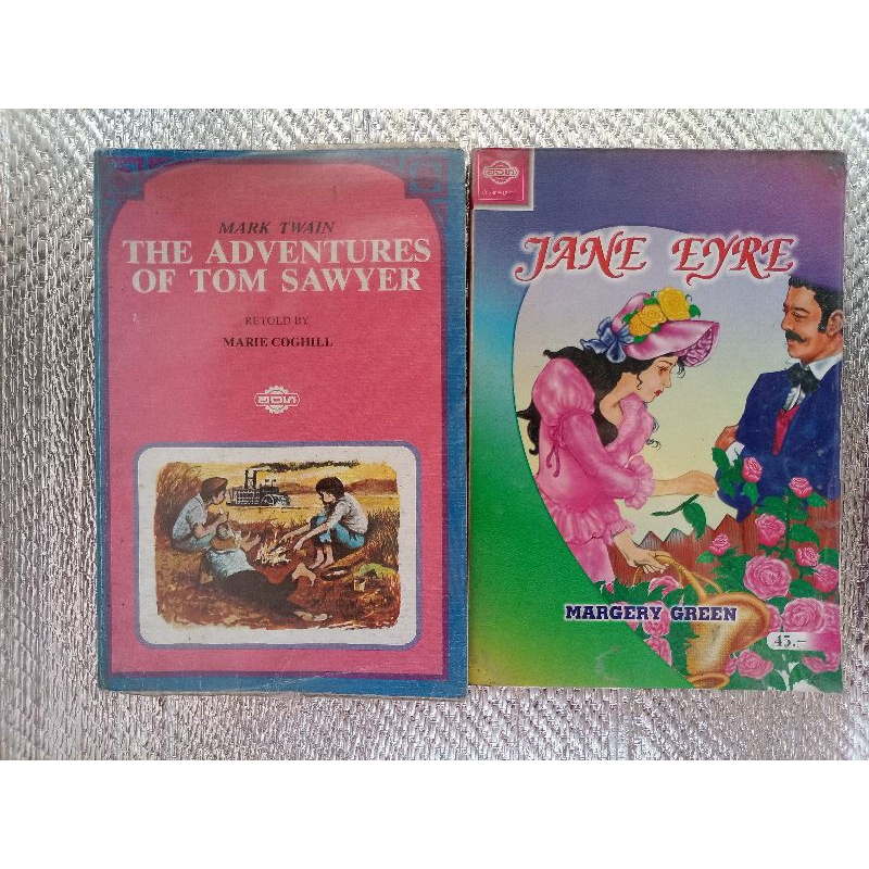 THE ADVENTURES OF TOM SAWYER+JANE EYRE Shopee Thailand