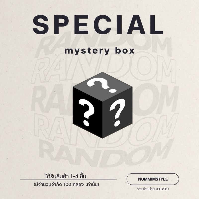 🎄📝 nummimstyle mystery box ! Shopee Thailand