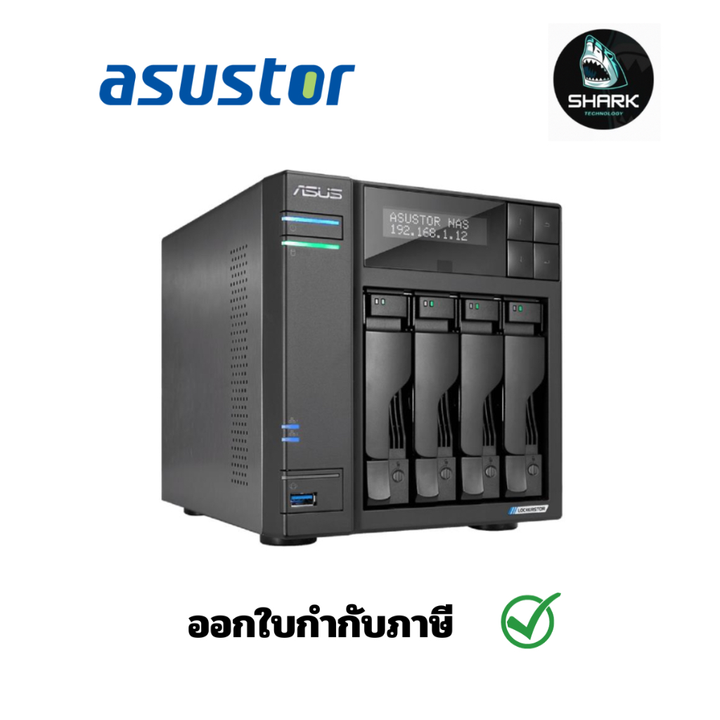 ASUS AS6604T/4 BAY เก็บข้อมูลบนเครือข่าย กรุณาเช็คสินค้าก่อนสั่งซื้อ ...