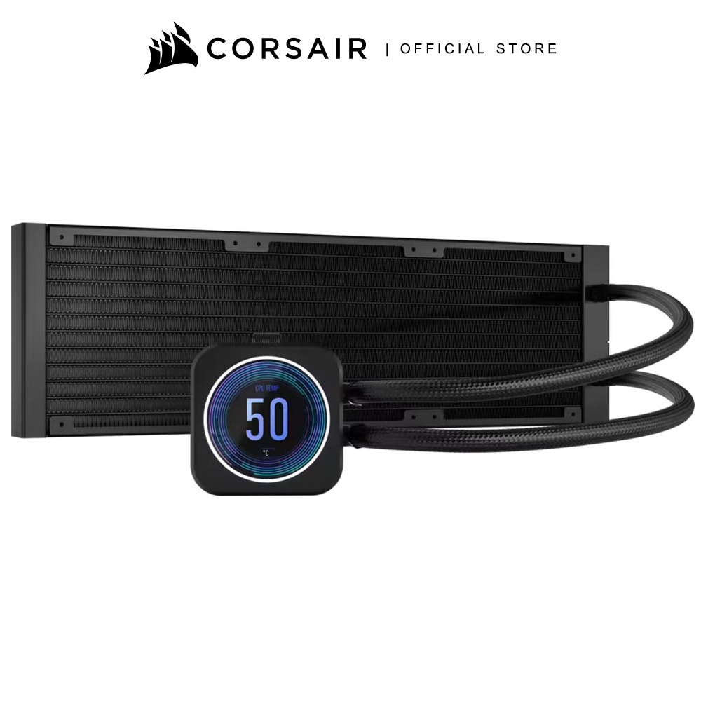 CORSAIR iCUE H150i ELITE LCD XT 360MM LIQUID CPU COOLER | Shopee