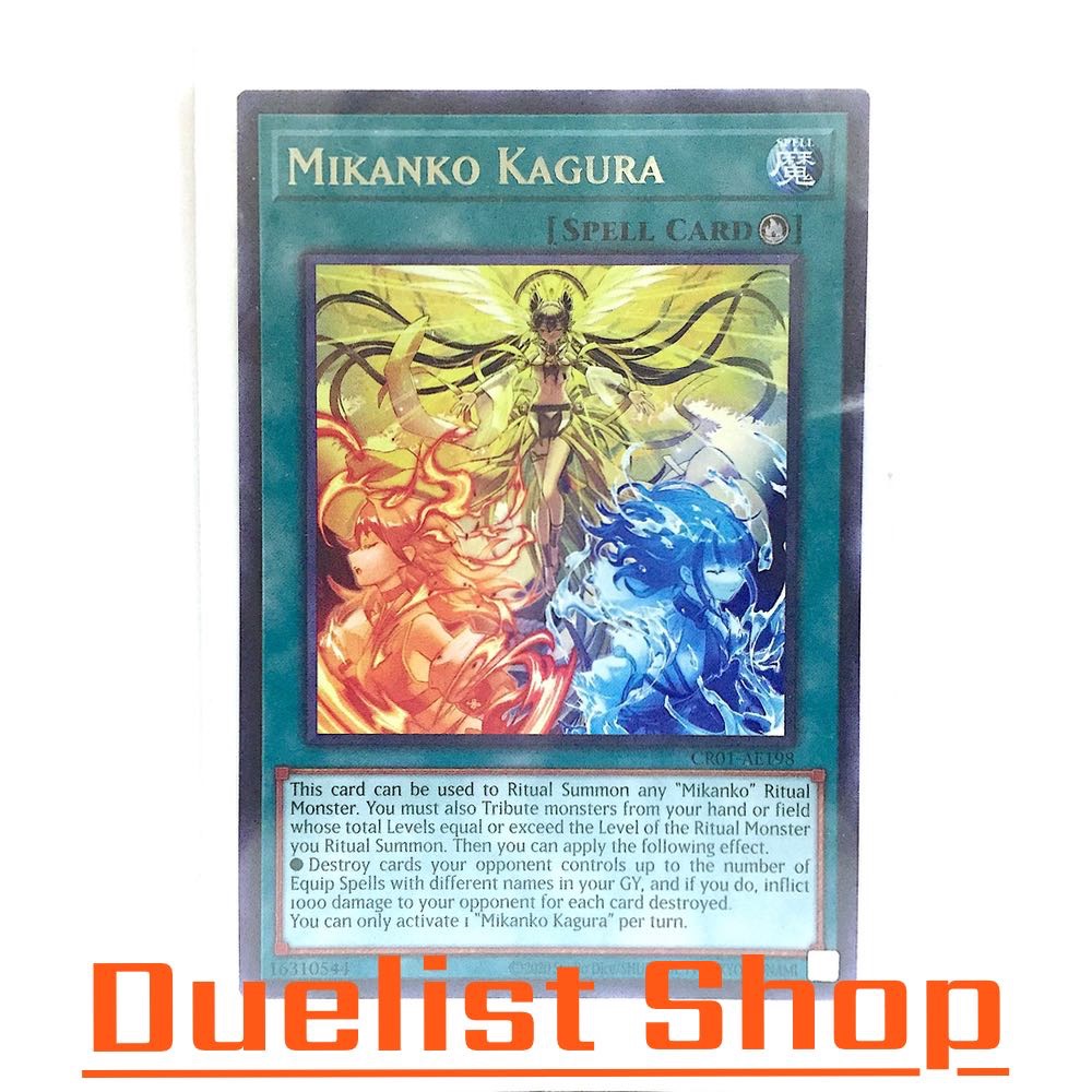 Mikanko Kagura (R) Spell [Ritual] ชุด CR01-AE198 การ์ดยูกิโอ (Yu-Gi-Oh ...