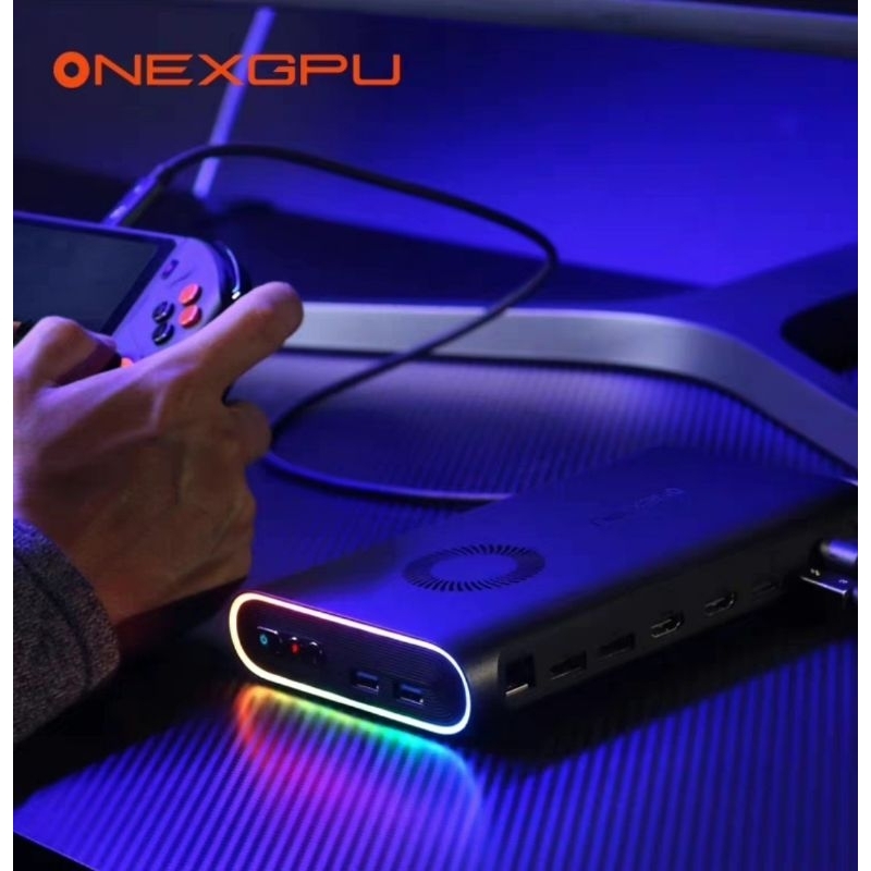 Onexplayer ONEXGPU AMD RX 7600M XT eGpu พกพามีไฟ Rgb การ์ดจอพกพา ...