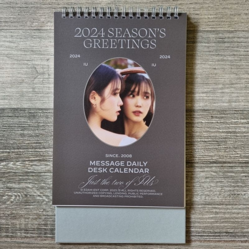 [แท้/พร้อมส่ง ] ไอยู Daily Message Calendar IU 2024 Season's Greetings