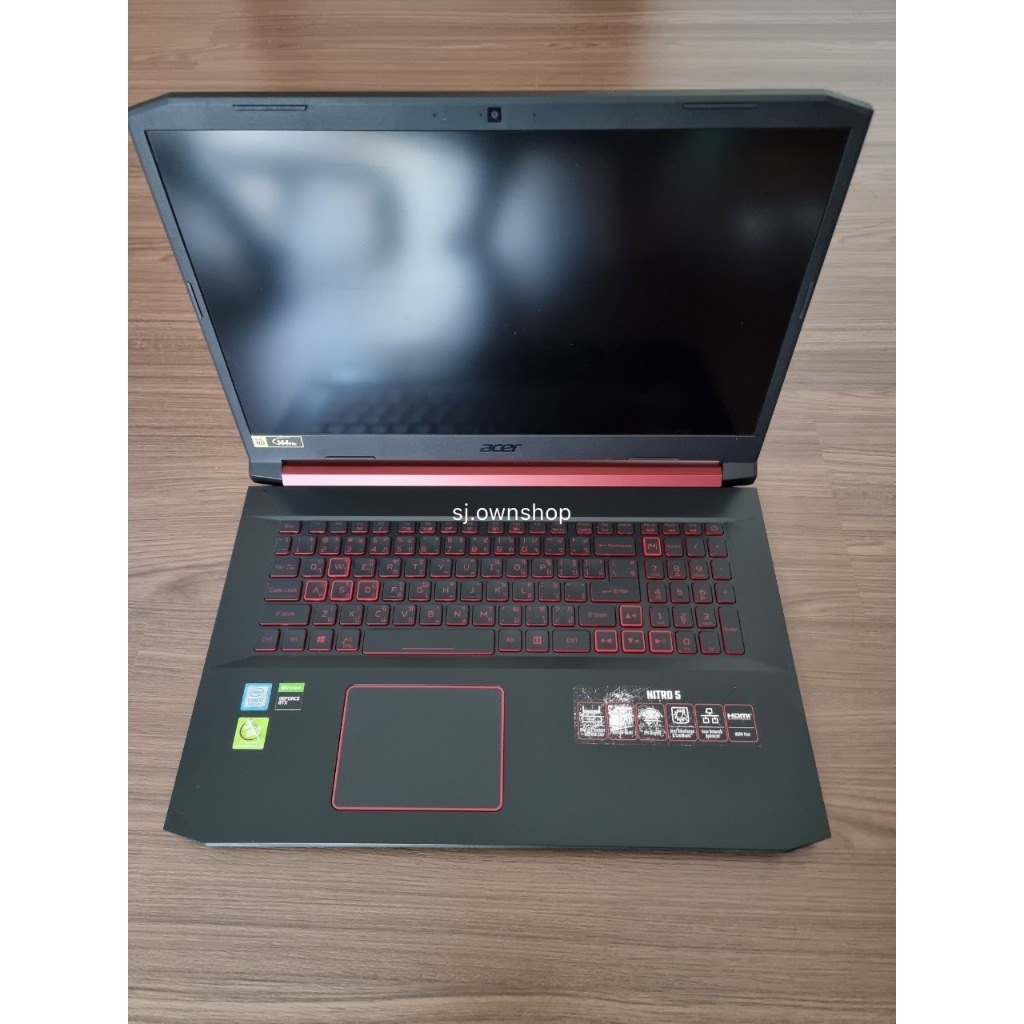 มือสองสภาพดีมาก Acer nitro 5 Intel i7 Ram16GB GTX 1650 จอ17.3นิ้ว ...