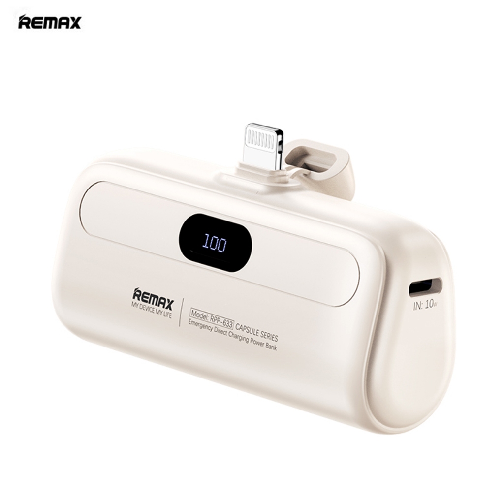 Remax Mini PowerBankพาวเวอร์แบงค์ 5000 mAh สำหรับอินเทอร์เฟซสายฟ้า (IPH ...
