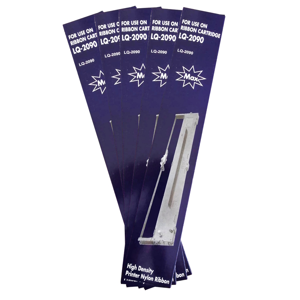 ตลับผ้าหมึกเทียบ Epson LQ2090 ยี่ห้อ MAX สำหรับ EPSON LQ-2090 | Shopee ...