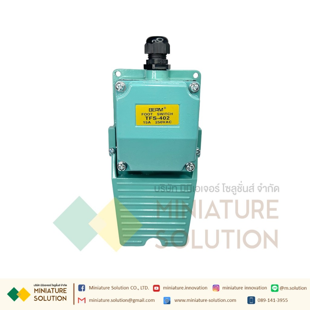 TFS-402 foot switch 15A 250VAC สวิทช์เท้าเหยียบ ฟุตสวิทช์ สวิทช์เท้า สี ...
