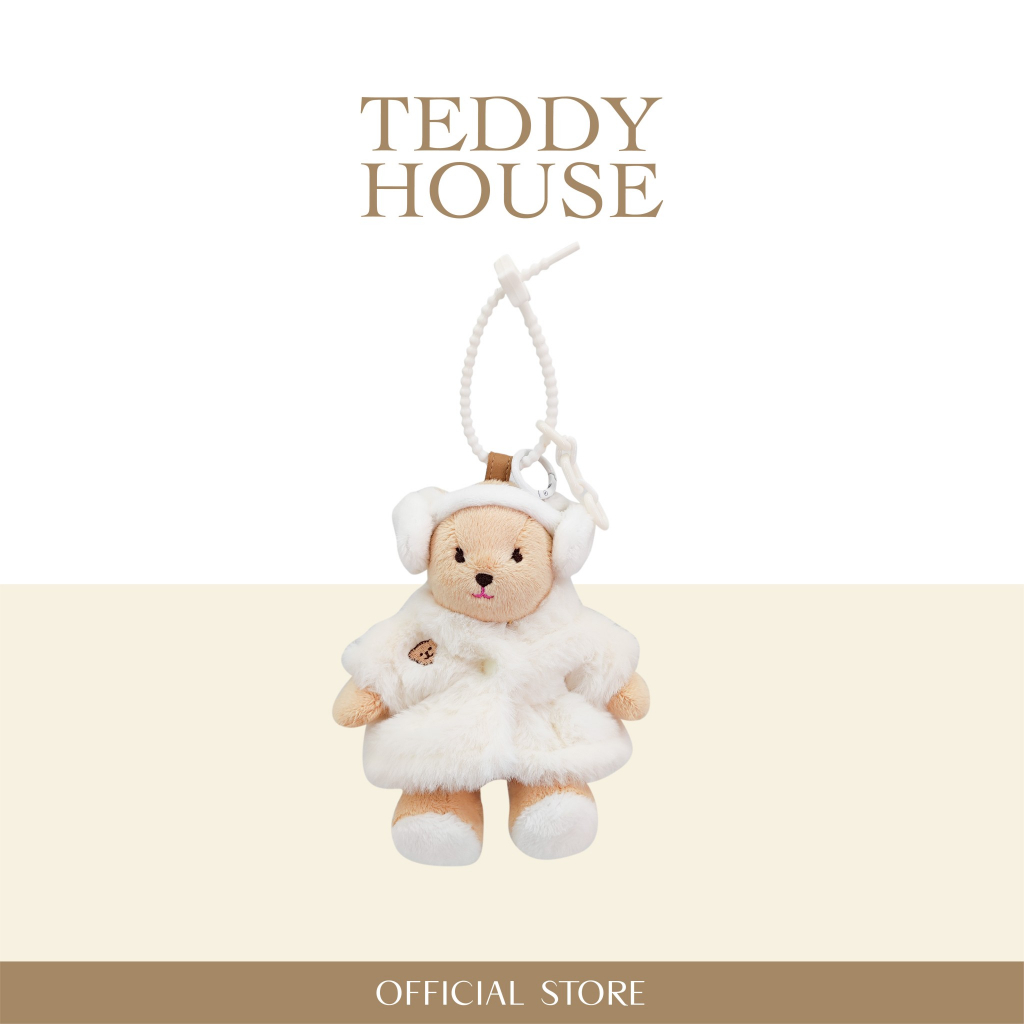 [ใส่โค้ด THDD30 เหลือ 620] พวงกุญแจ TEDDY HOUSE Teddy Winter Keychain ...