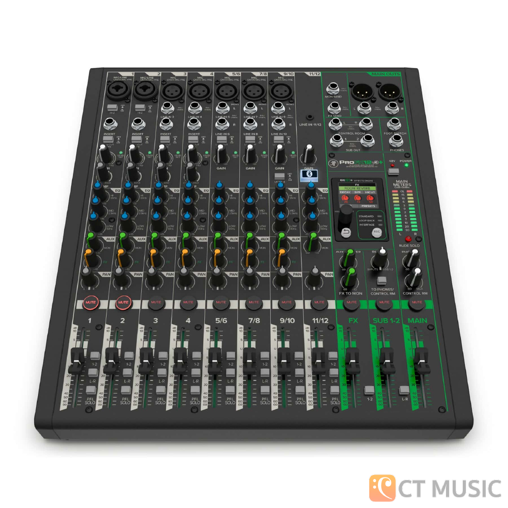 Mackie ProFX12v3+ Aanalog Mixer มิกเซอร์ อนาล็อคมิกเซอร์ Pro FX12 v3 ...
