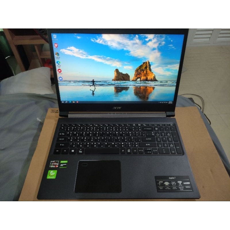 Acer Aspire 7 A715-42G Ryzen 7 5700u Gtx1650 ram 16 Gb มือสอง | Shopee ...