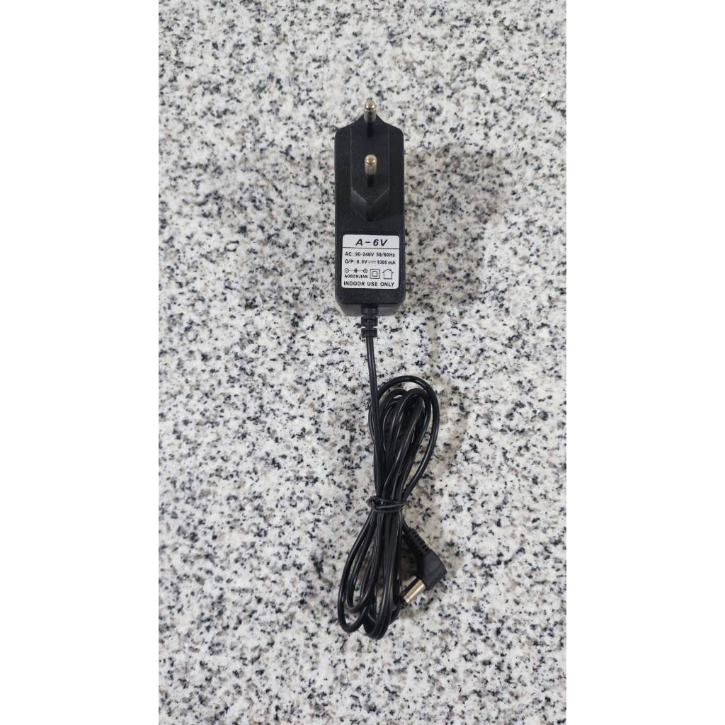 Dc อะแดปเตอร์ Adapter 6v 1a 1000ma Black Shopee Thailand