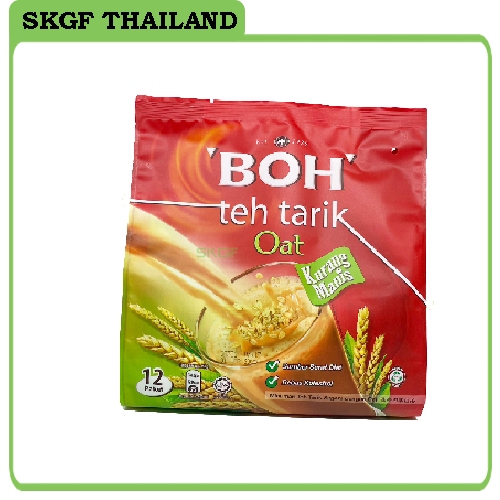 ชา BOH TARIK KURANG MANIS OAT จำนวน 1 แพค (12 ซอง) BOH - TARIK KURANG ...