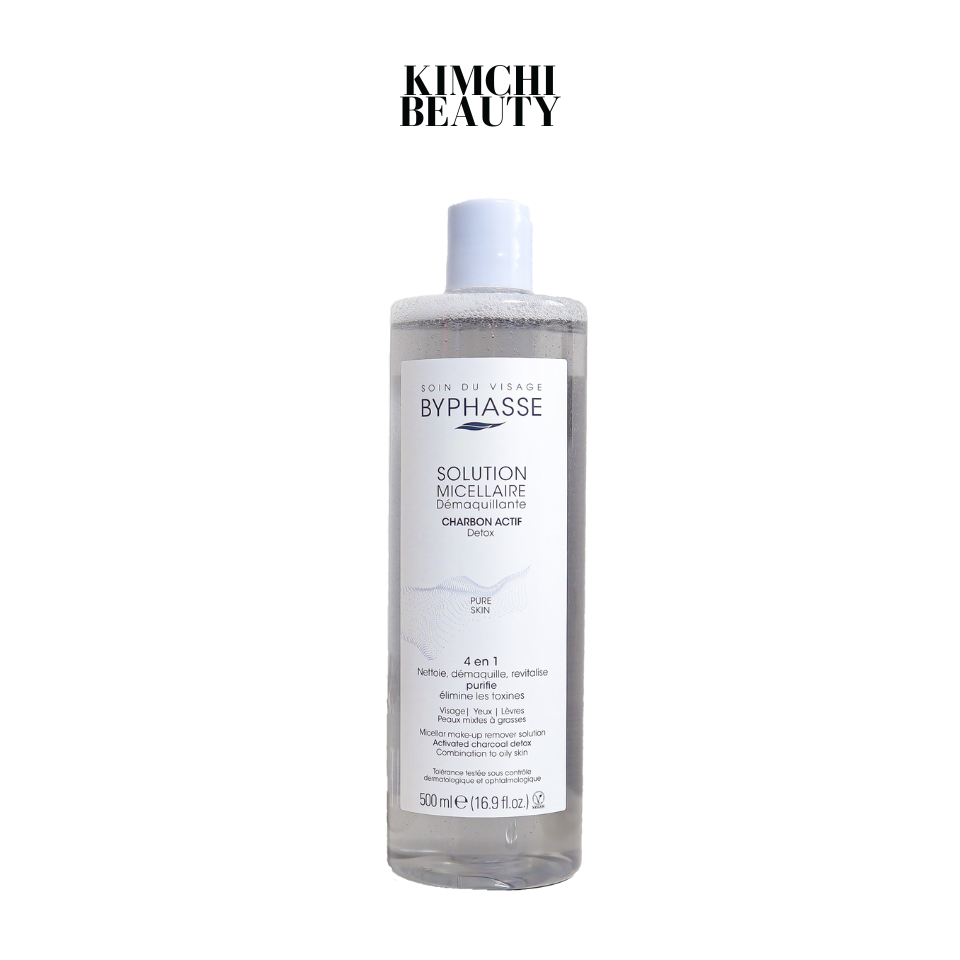 BYPHASSE Micellar Make-Up Remover Solution Activated Charcoal 500ml คลี ...